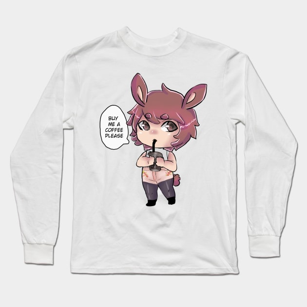 coffe cutie Long Sleeve T-Shirt by tizy